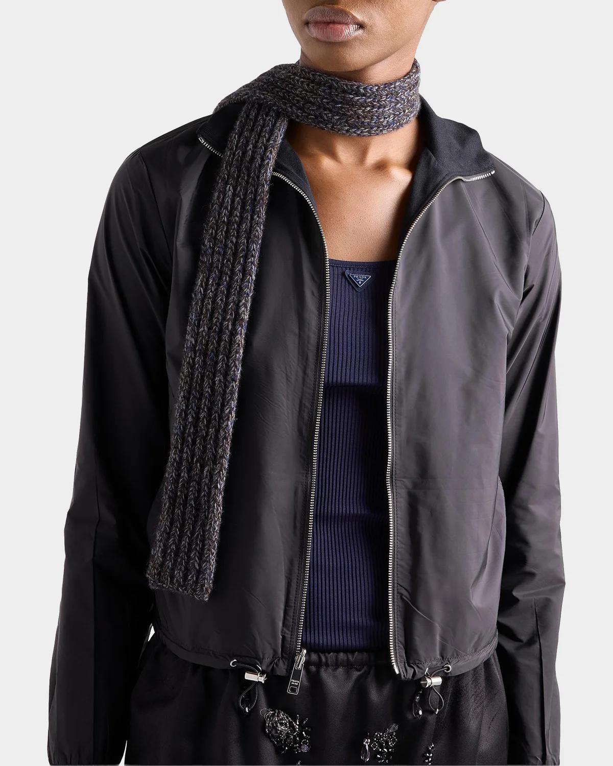 Logo Cotton Boxy Fit Jacket - thumbnail 4