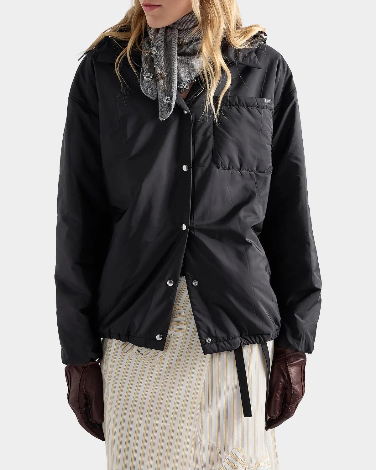 Removable Hood Padded Jacket - thumbnail 4