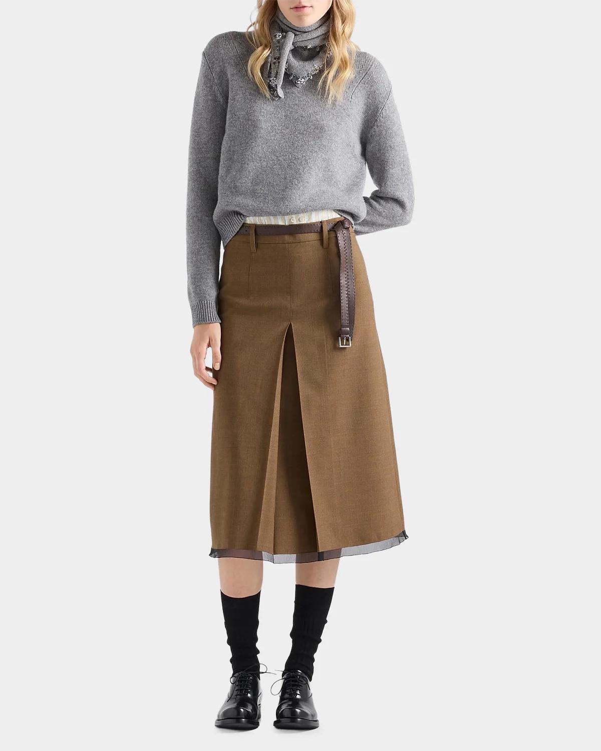 Cashmere Sweater w/ Scarf - thumbnail 3