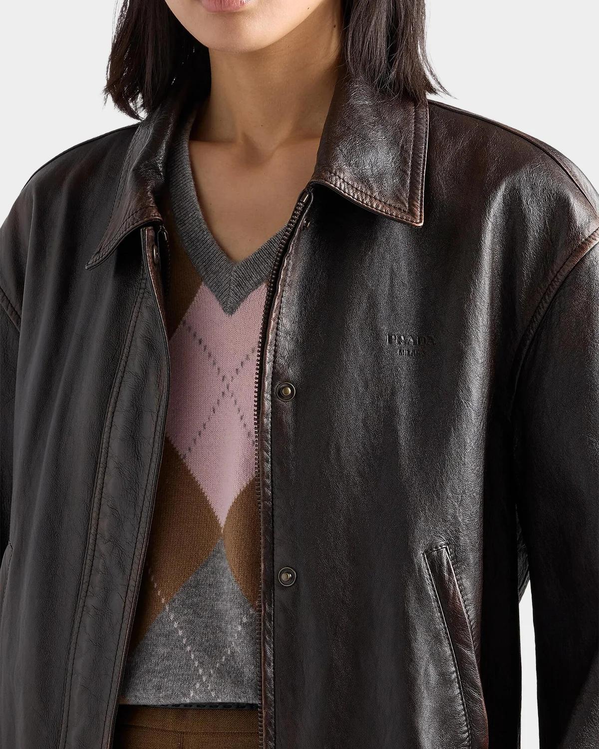 Argyle Cashmere V-Neck Sweater - thumbnail 2