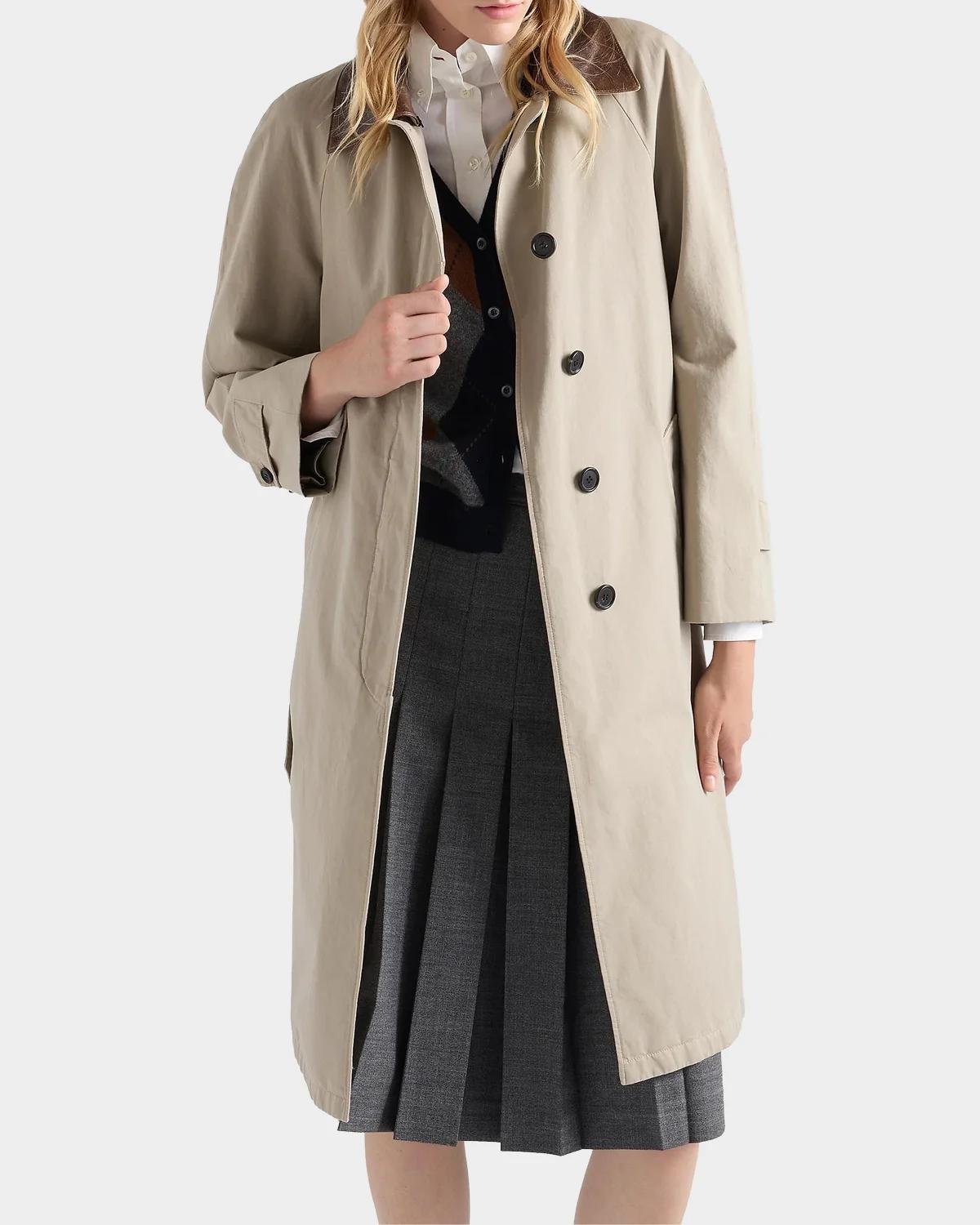 Men's Single-Breasted Poplin Coat - thumbnail 5