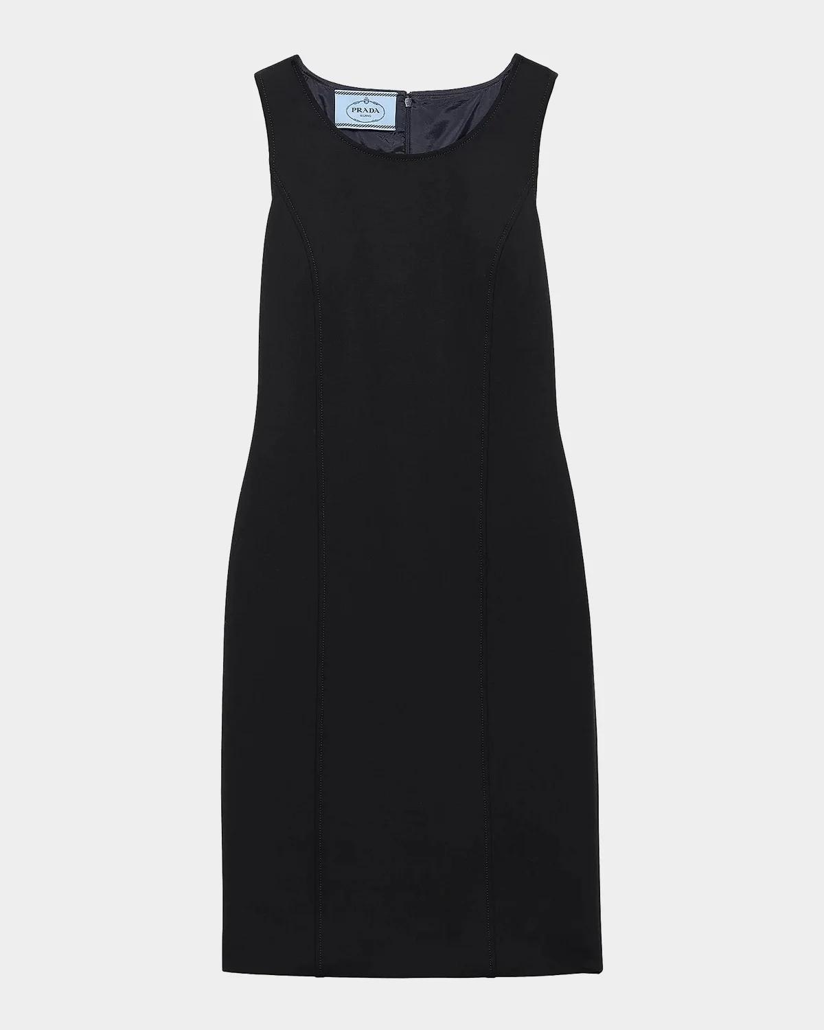 Stretch Fleece Wool Sheath Dress