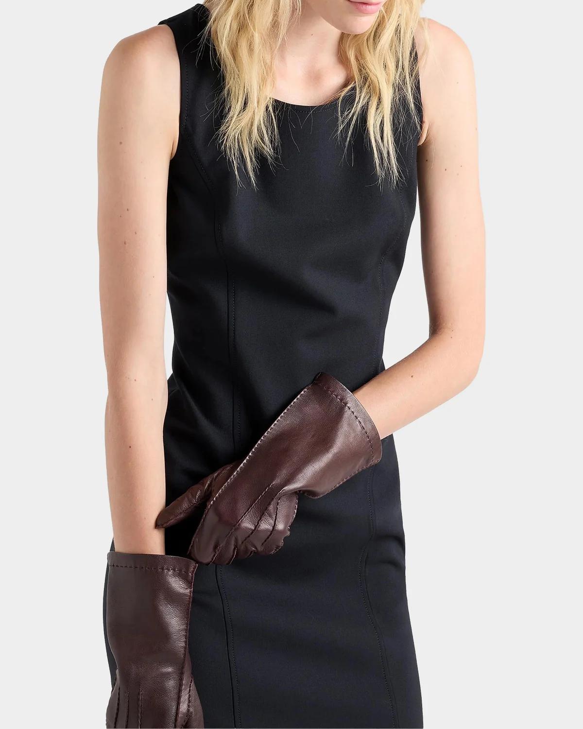 Stretch Fleece Wool Sheath Dress - thumbnail 2