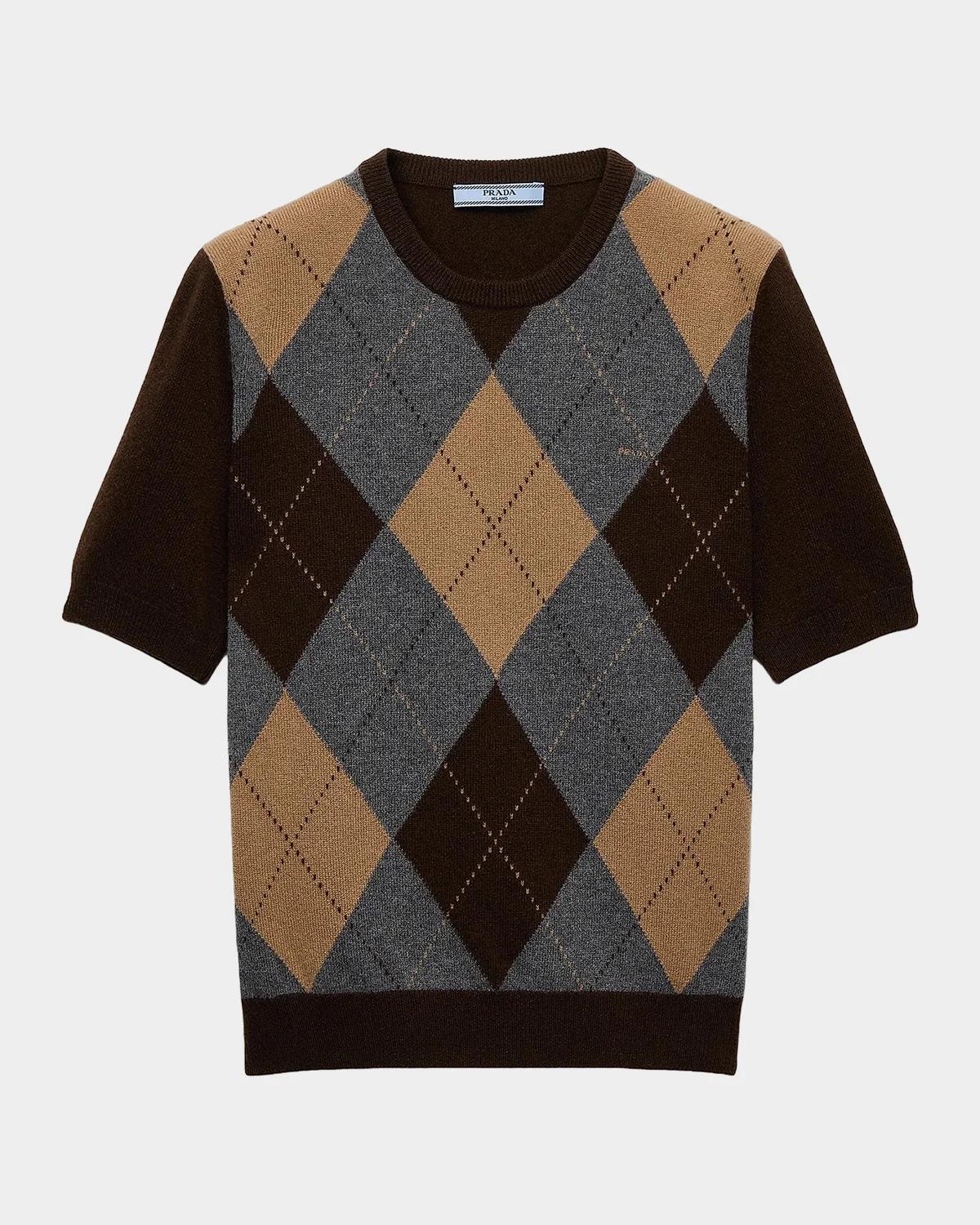 Argyle Cashmere Sweater