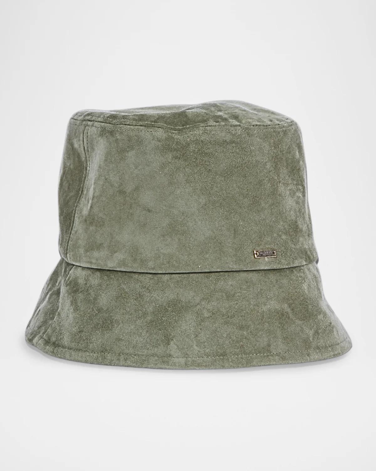 Eugenia Kim Yuki Leather Bucket Hat | Neiman Marcus