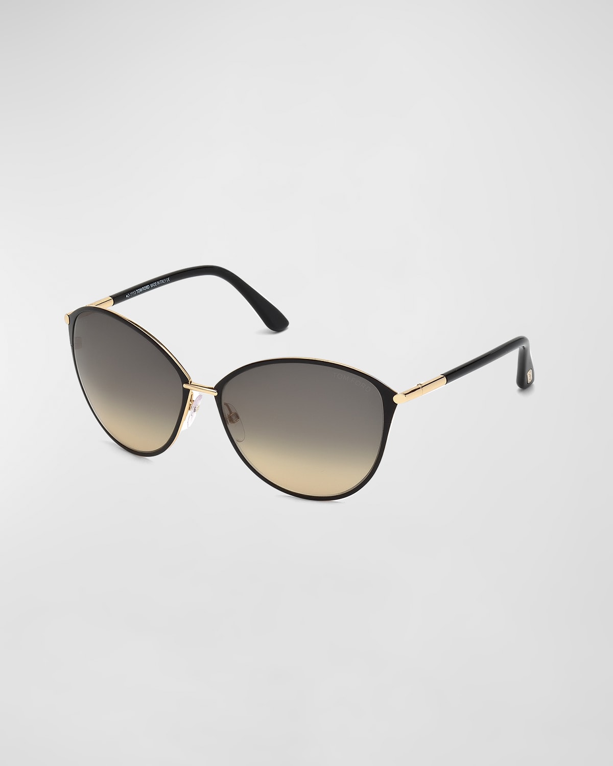 Tom Ford Gia Semi Rimless Butterfly Sunglasses Neiman Marcus 0144