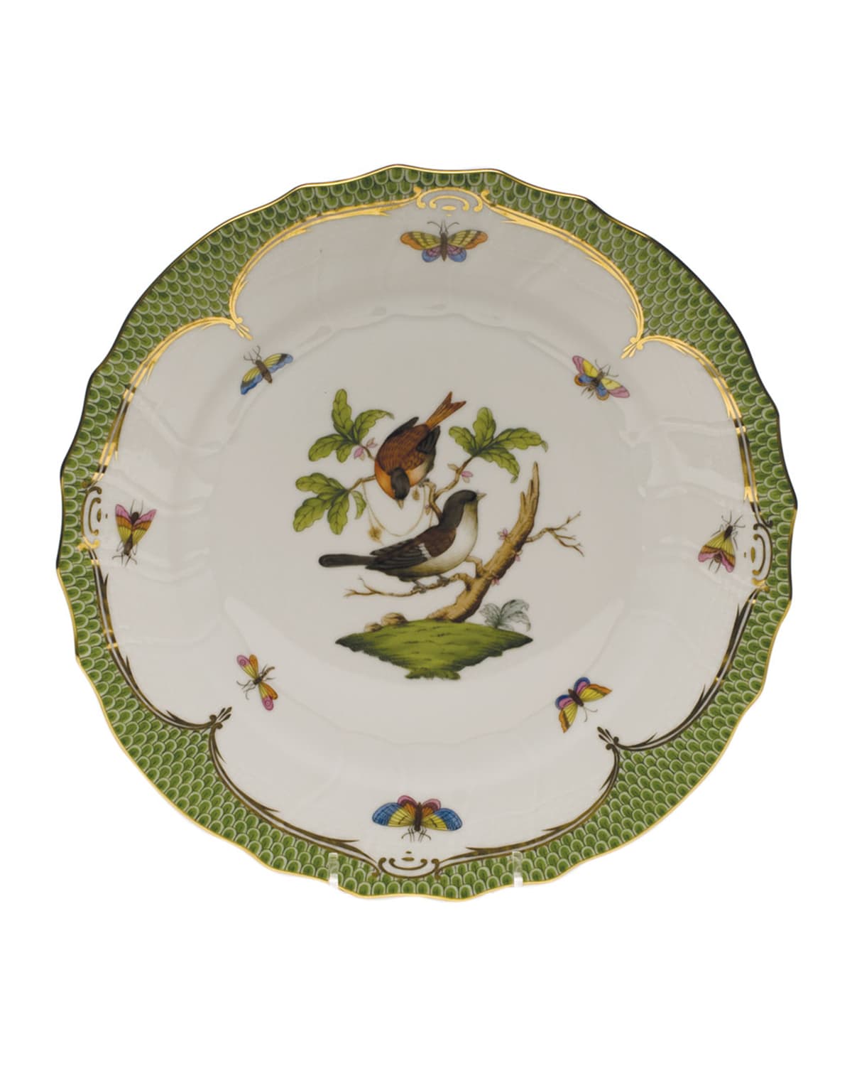 Herend Rothschild Bird Soup Plate 12 Neiman Marcus