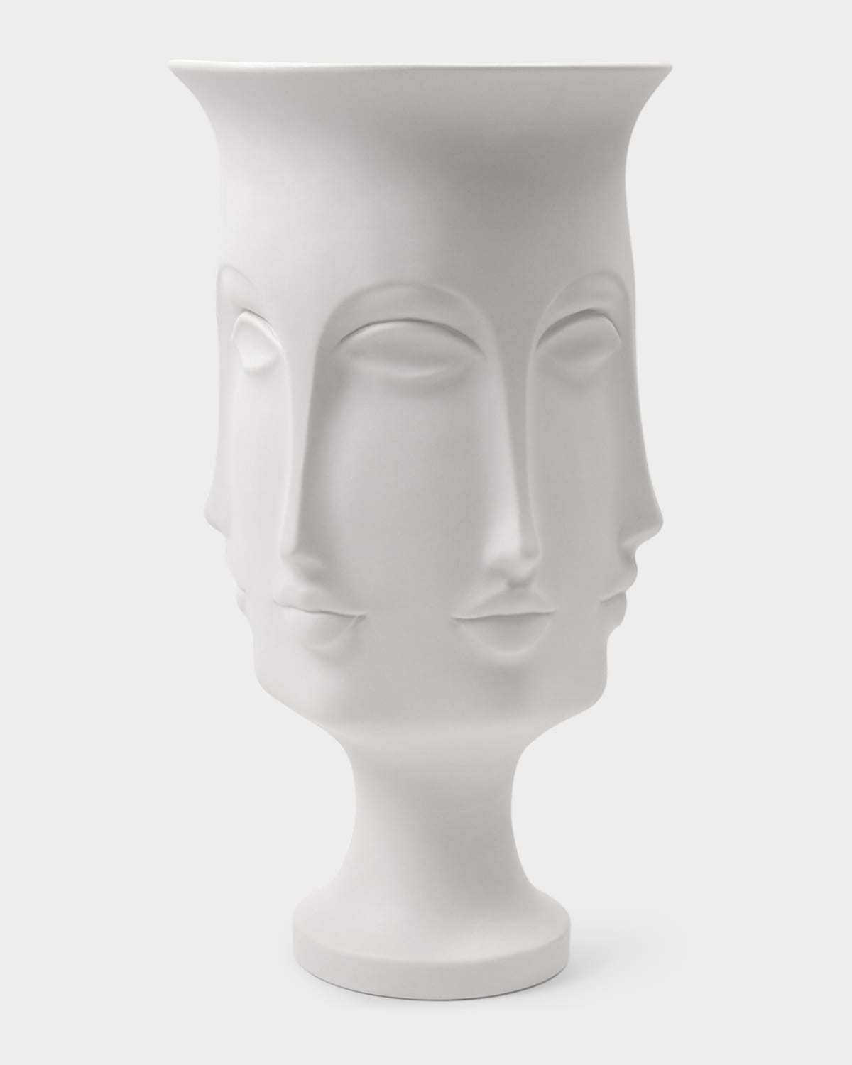 3 Pcs Ceramic Face Vase Female Form Vase Modern Body Vase