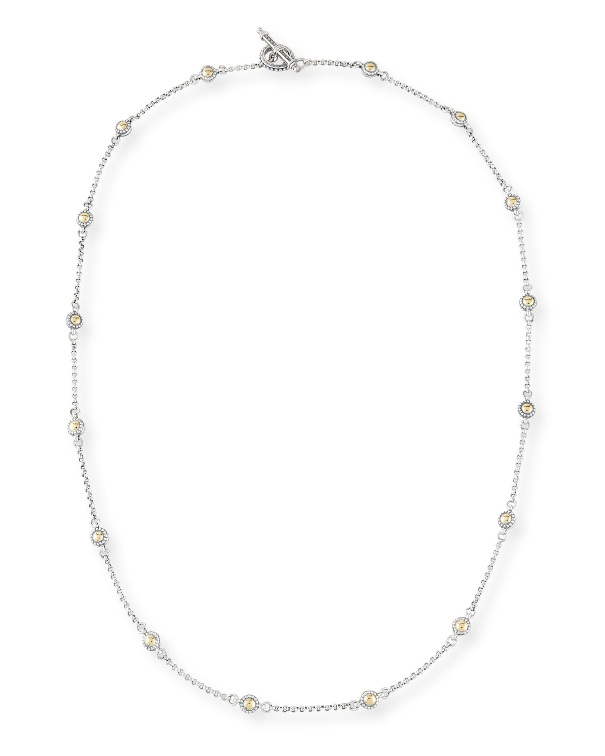 Konstantino Daphne Silver & 18k Gold Chain Necklace Neiman Marcus
