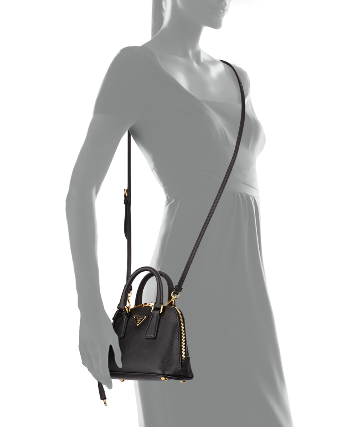 Promenade Bag Saffiano Leather Mini