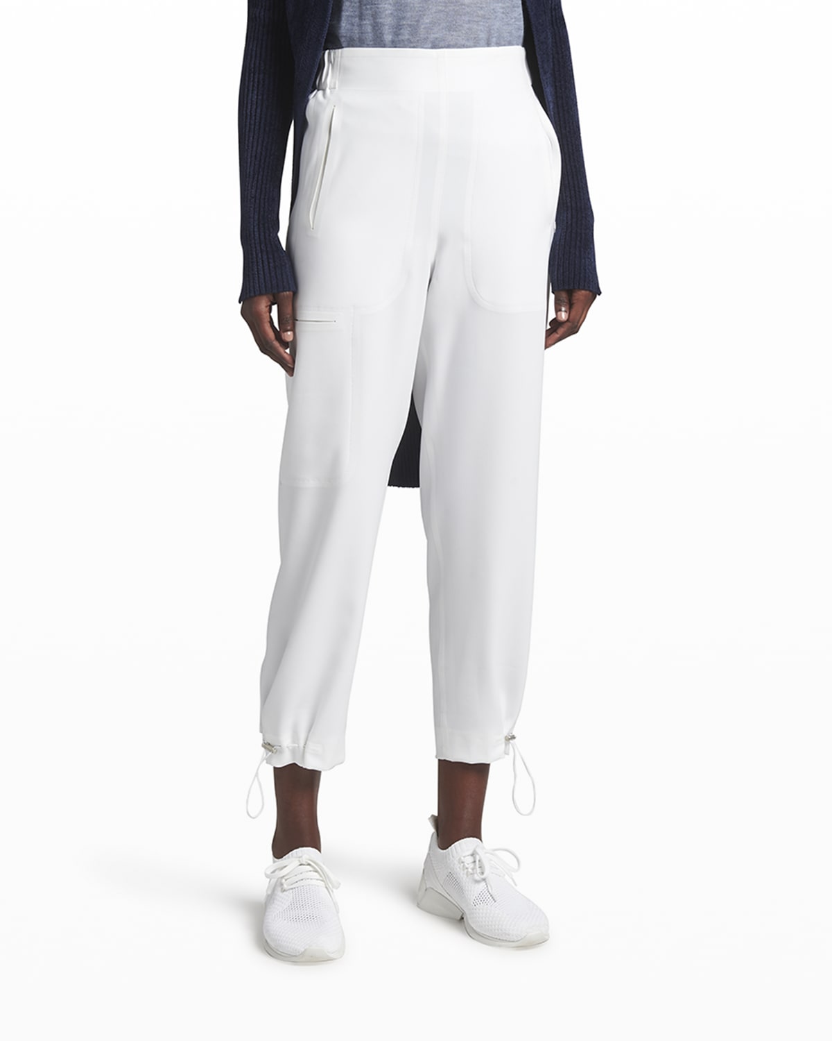 Giorgio Armani Techno Cady Jogger Pants | Neiman Marcus