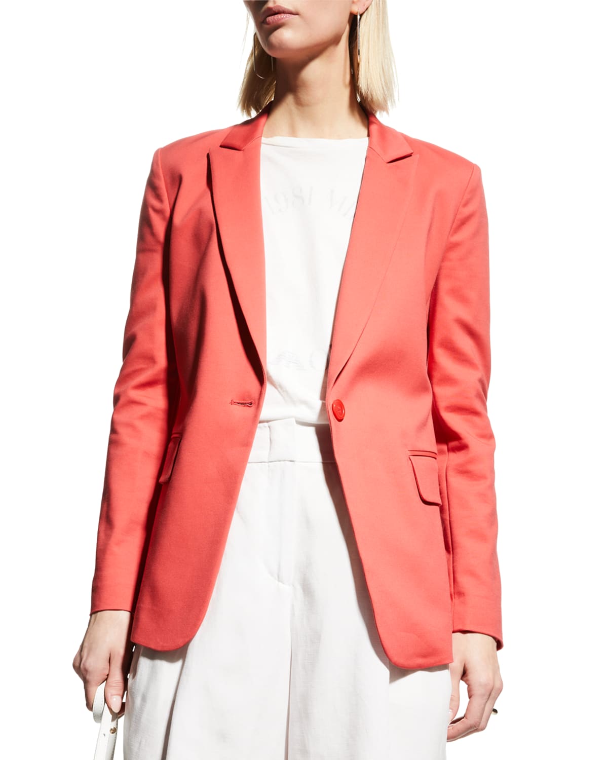 Emporio Armani Red Jackets Women's Clothing at Neiman Marcus