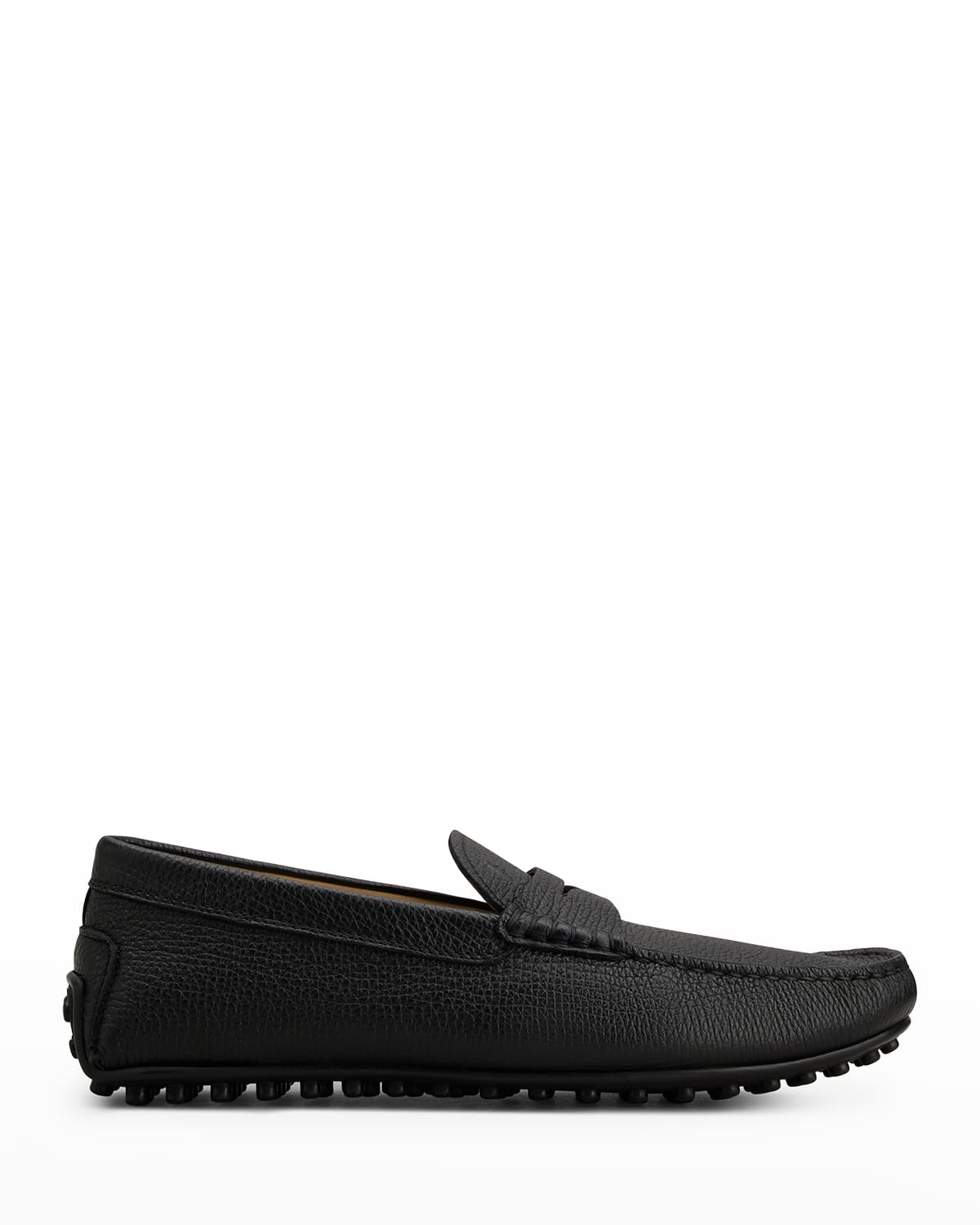 MARC JOSEPH NEW YORK Mocassino Penny Driver In Pelle - Unisex Per Bambini E Ragazzi - Prodotto In Brasile, Suola Gomma Antiscivolo, Colore Marrone - 2
