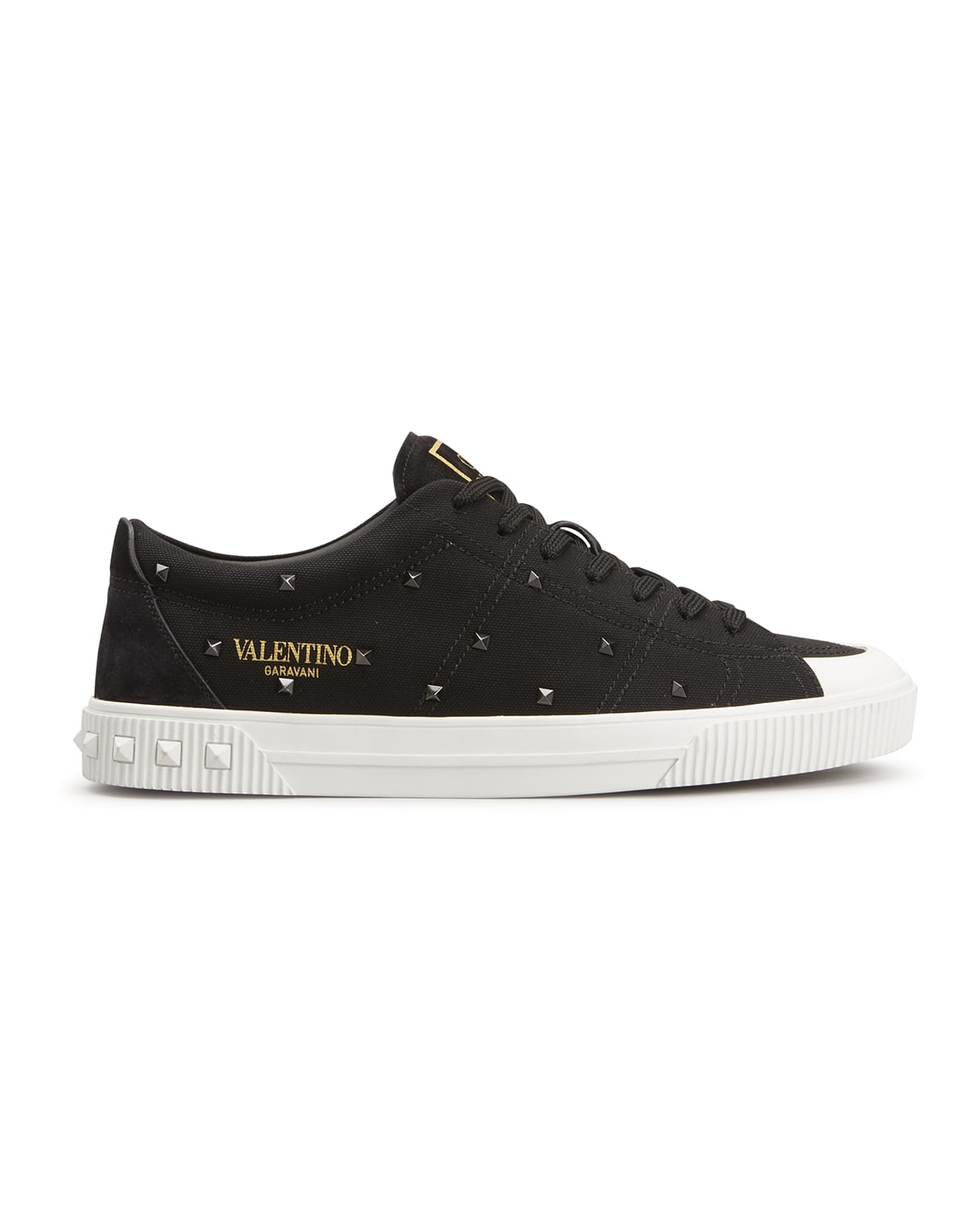 Valentino Garavani Men's One Stud XL Low-Top Napa Leather Sneakers ...