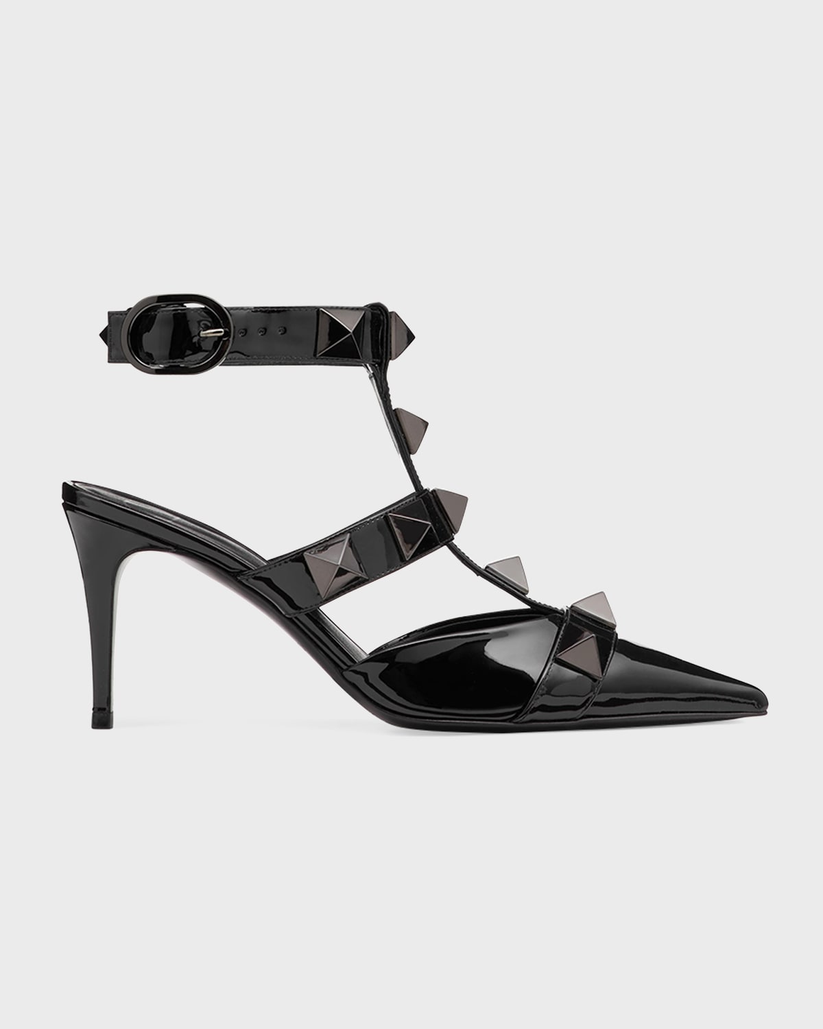 Valentino Garavani VLogo Metallic Leather Loafers | Neiman Marcus
