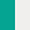 WHITE AND TEAL