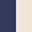 CREAM/MARITIME BLUE