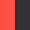 SHINY BLACK RED INSIDE GUNMETAL RED ENAMEL SMOKE GRADIENT