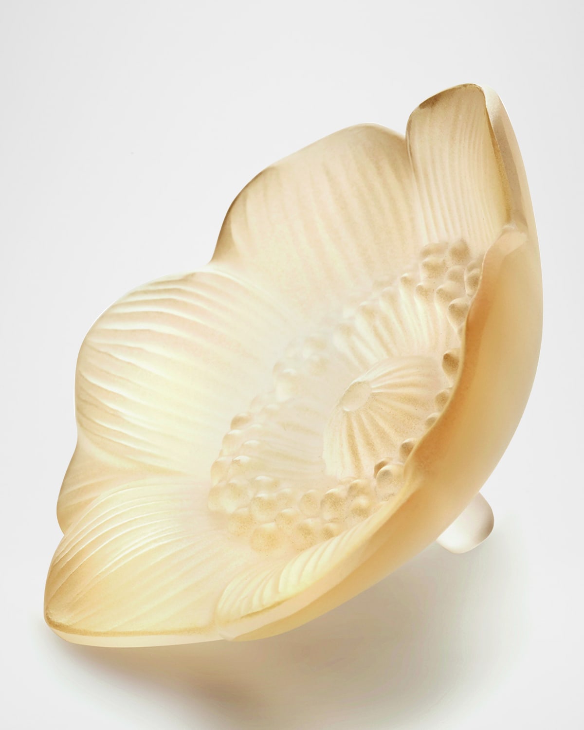 Lalique Golden Anemone Sculpture