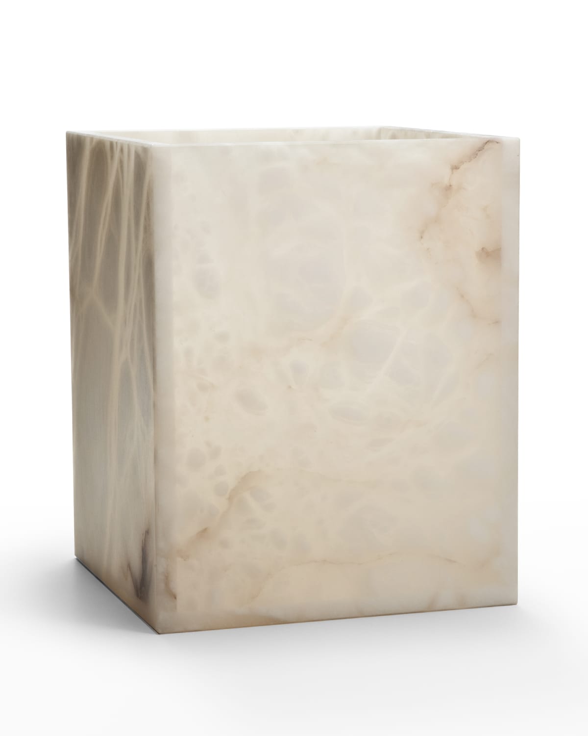 Labrazel Alisa Alabaster Wastebasket, Cream | Thumbnail 3 Labrazel Alisa Alabaster Wastebasket, Cream | Thumbnail 3