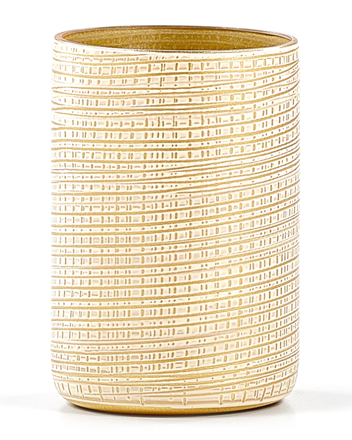 Labrazel Woven Brush Holder, Gold | Thumbnail 4