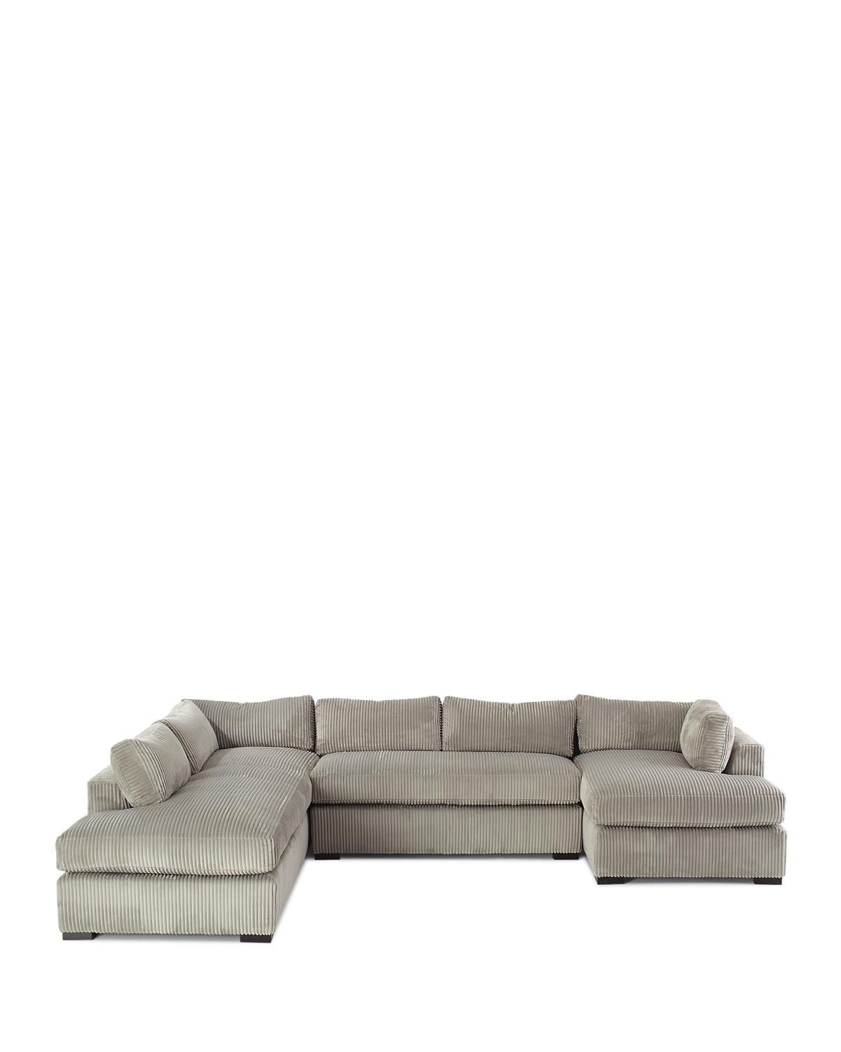 Mitchell Upholstered Sectional Sofa (Left Facing) 136.5"