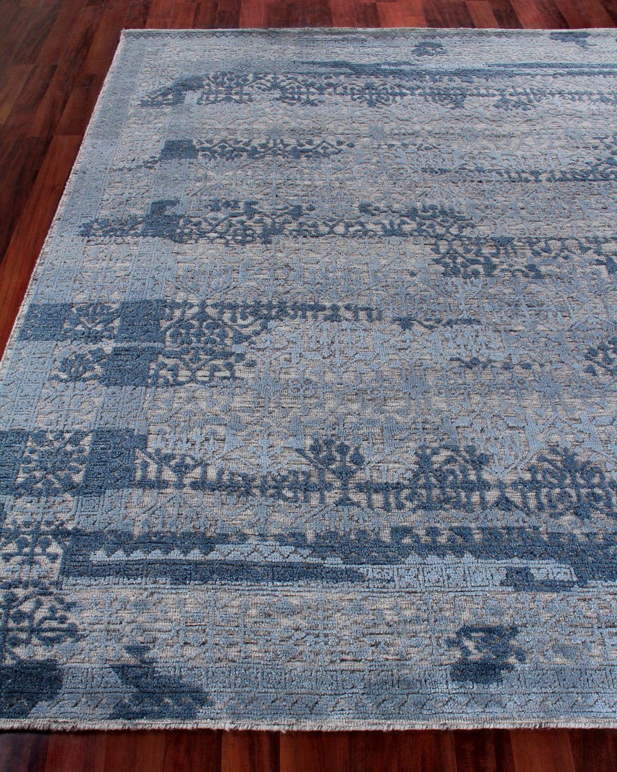 Hand Knotted Wool Rug Neiman Marcus