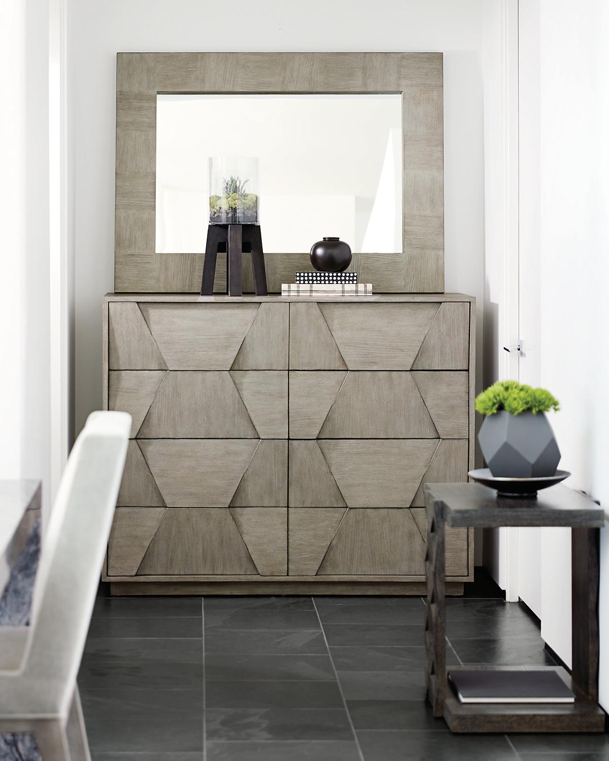 Linea Dimensional 8-Drawer Dresser