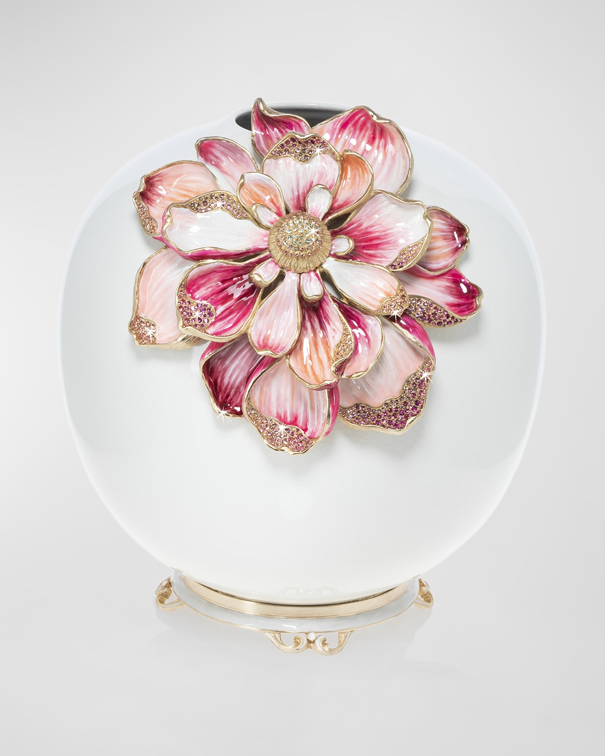 Jay Strongwater Tulip Porcelain Box Neiman Marcus