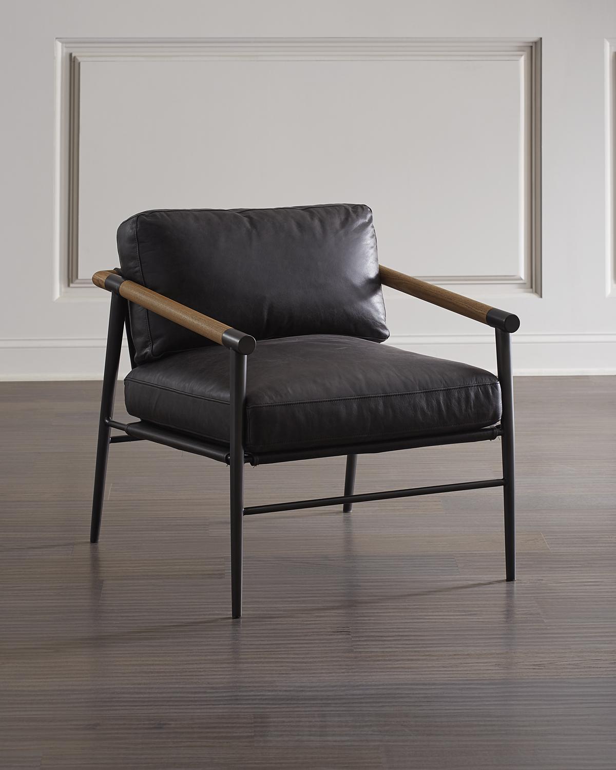 Top Grain Leather Chair | Neiman Marcus