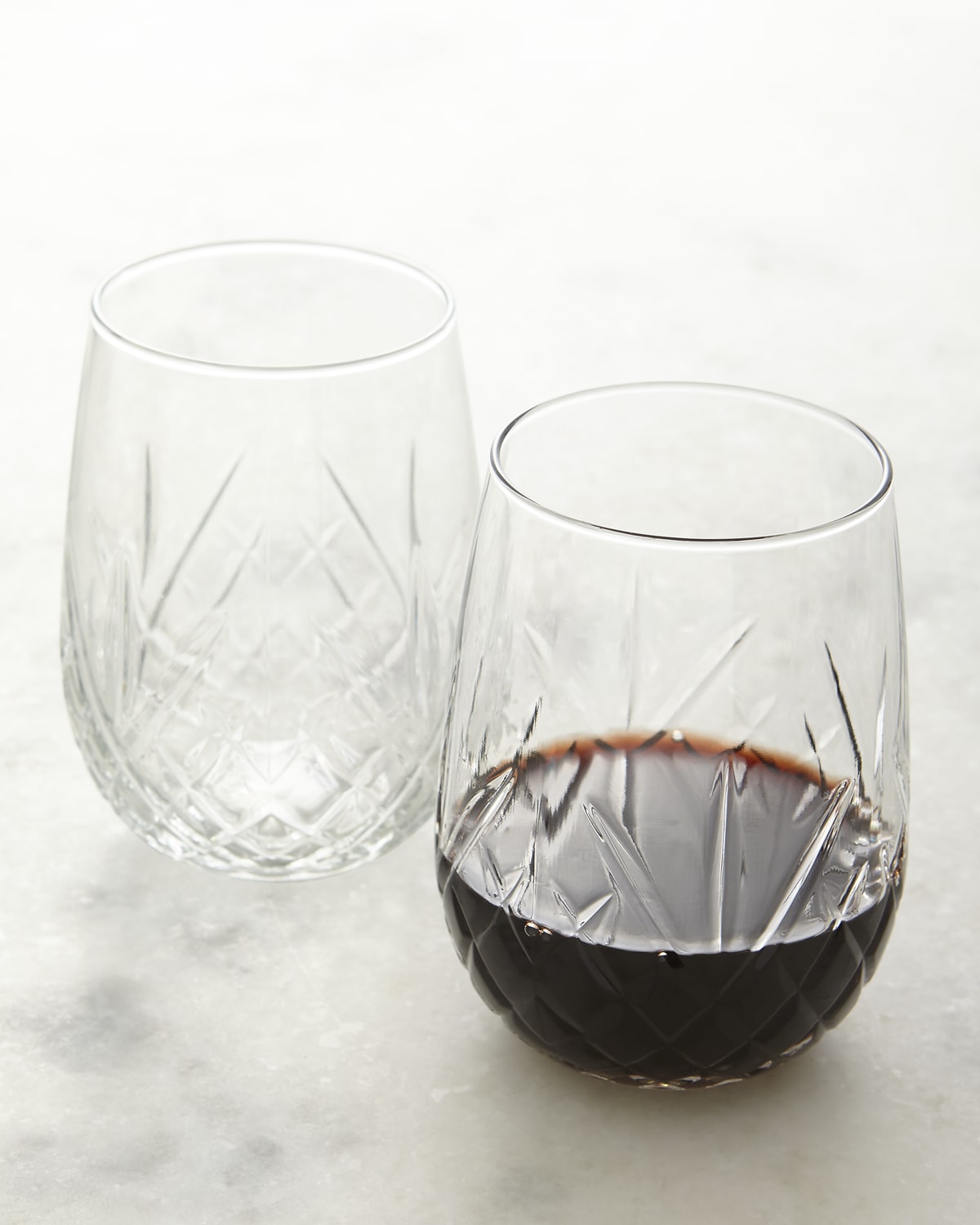 Godinger Dublin Stemless Wine Glasses, Set of 8