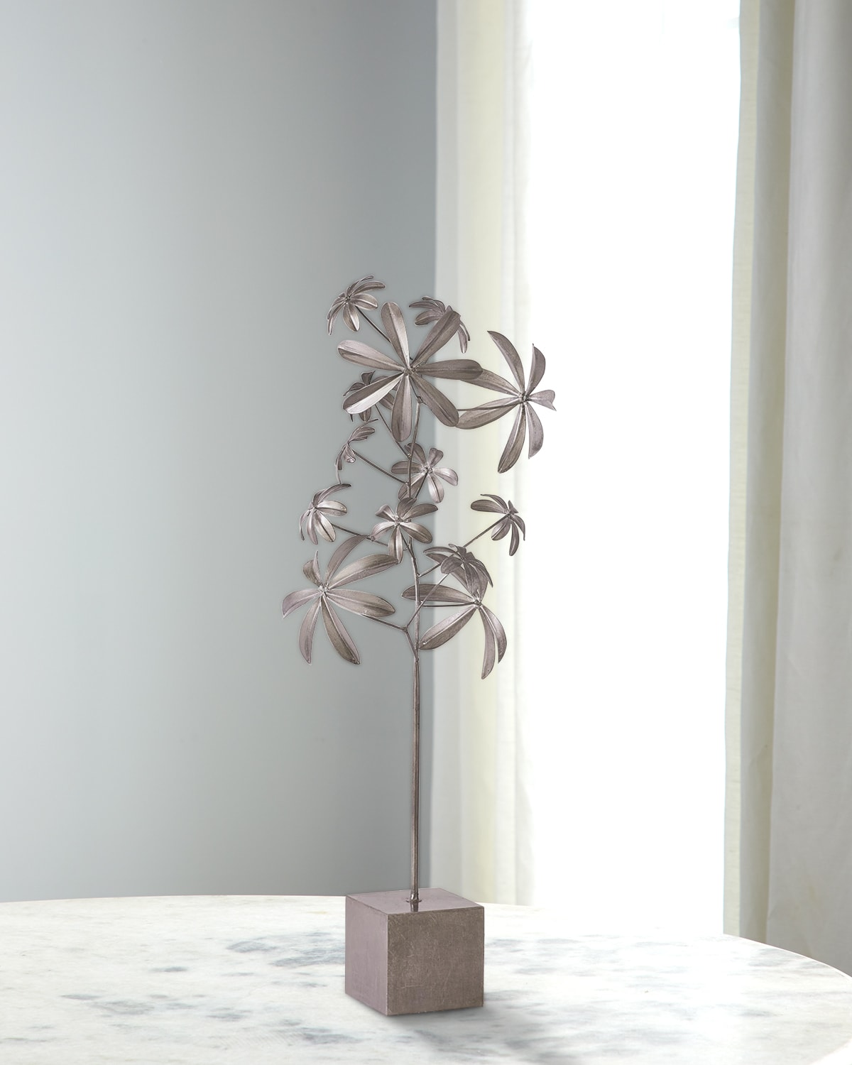 JohnRichard Collection Mirror Chrome Stainless Steel Abstract