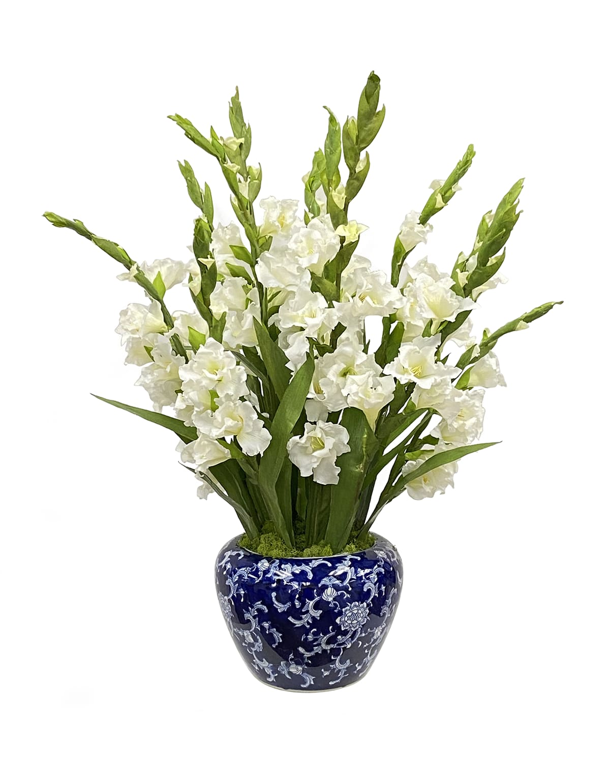 Winward Home Gladiolus Arrangement in Bowl Vase | Thumbnail 4