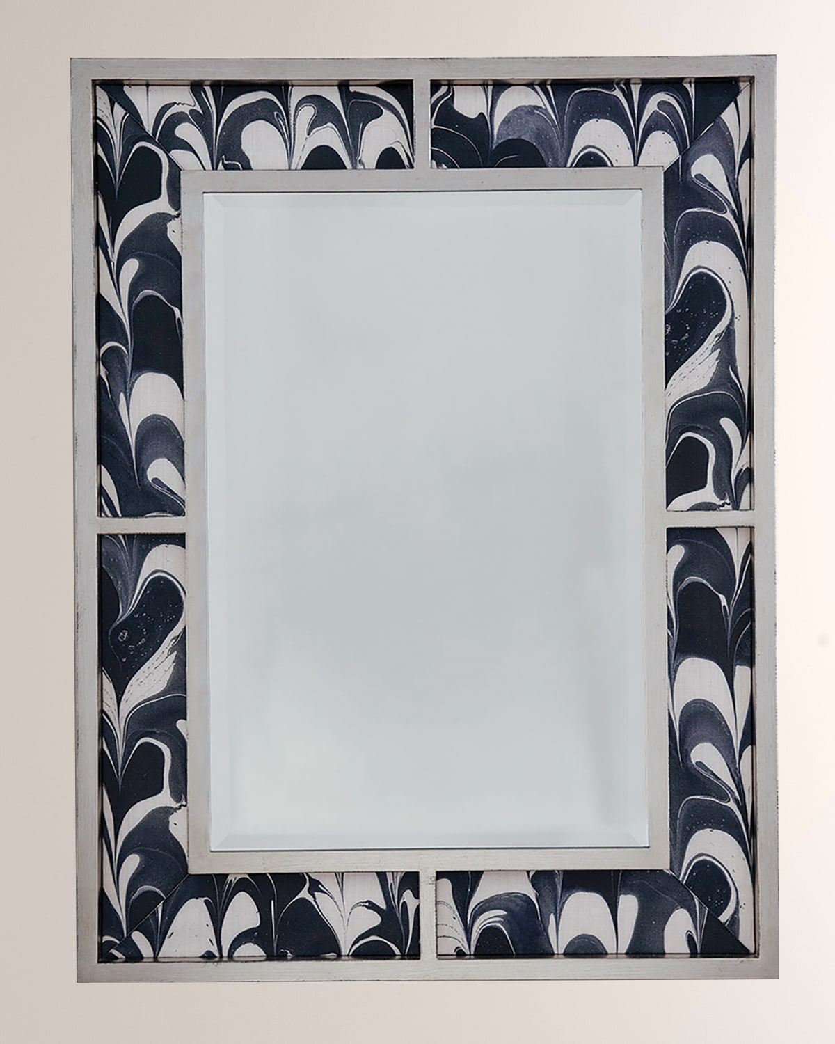 Port 68 Bedford Mirror with Black Orchid Fabric | Thumbnail 4 Port 68 Bedford Mirror with Black Orchid Fabric | Thumbnail 4