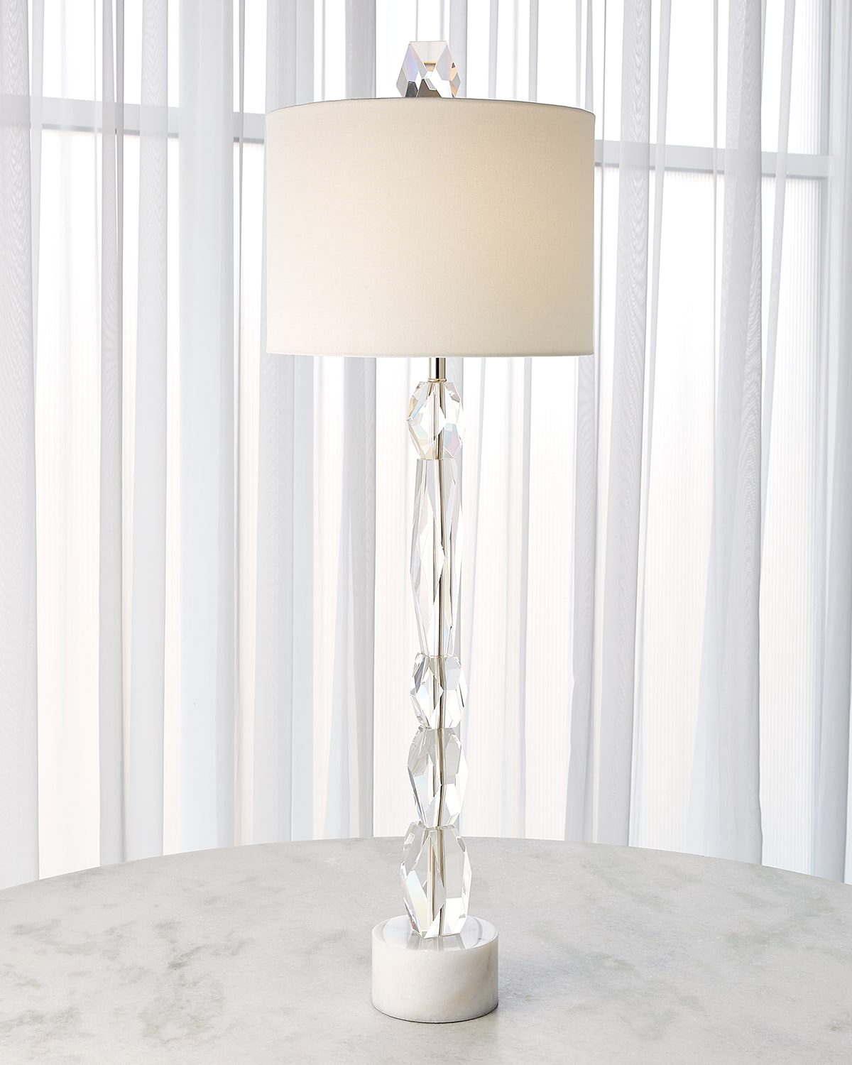 White Crystal Lamp Neiman Marcus, Pier 1 Imports Teardrop Luxe Table Lamps