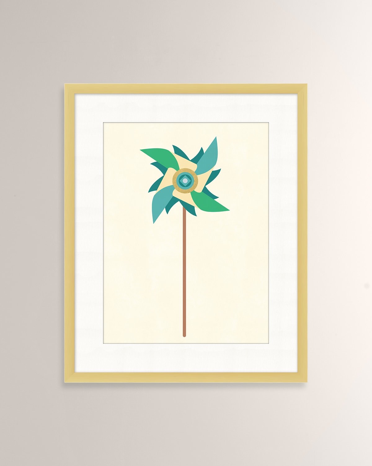 Wendover Art Group "Golden Twirl 4" Giclee Print | Thumbnail 4