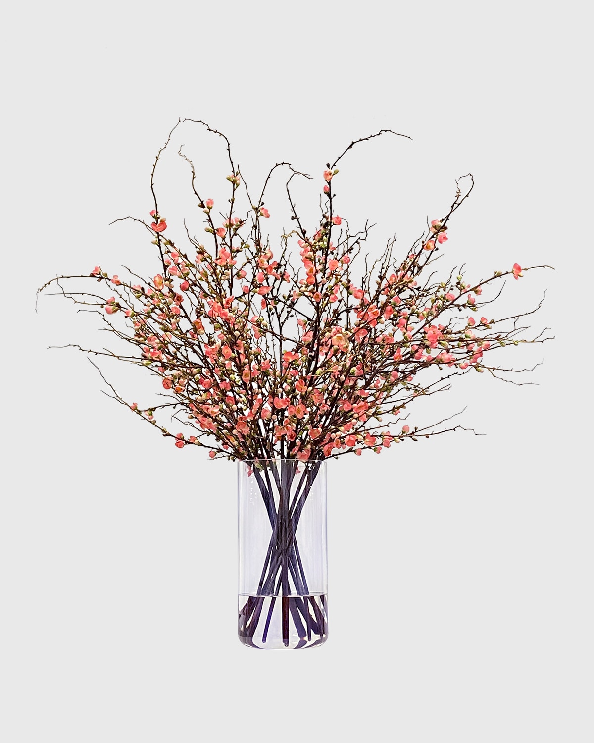 Winward Home Peach Blossom Faux Floral Arrangement in Vase | Thumbnail 4 Winward Home Peach Blossom Faux Floral Arrangement in Vase | Thumbnail 4
