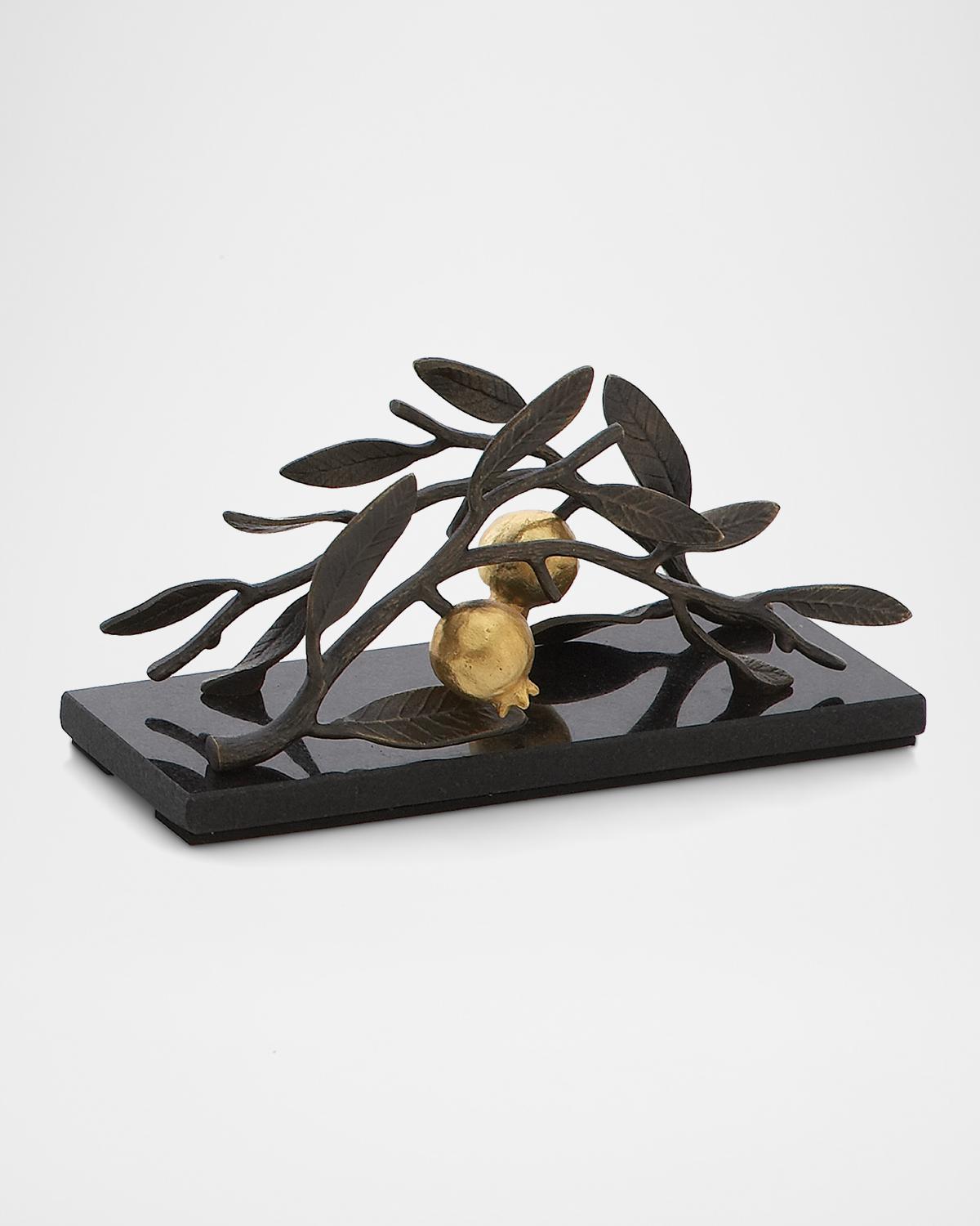Michael Aram Pomegranate Vertical Napkin Holder - Black