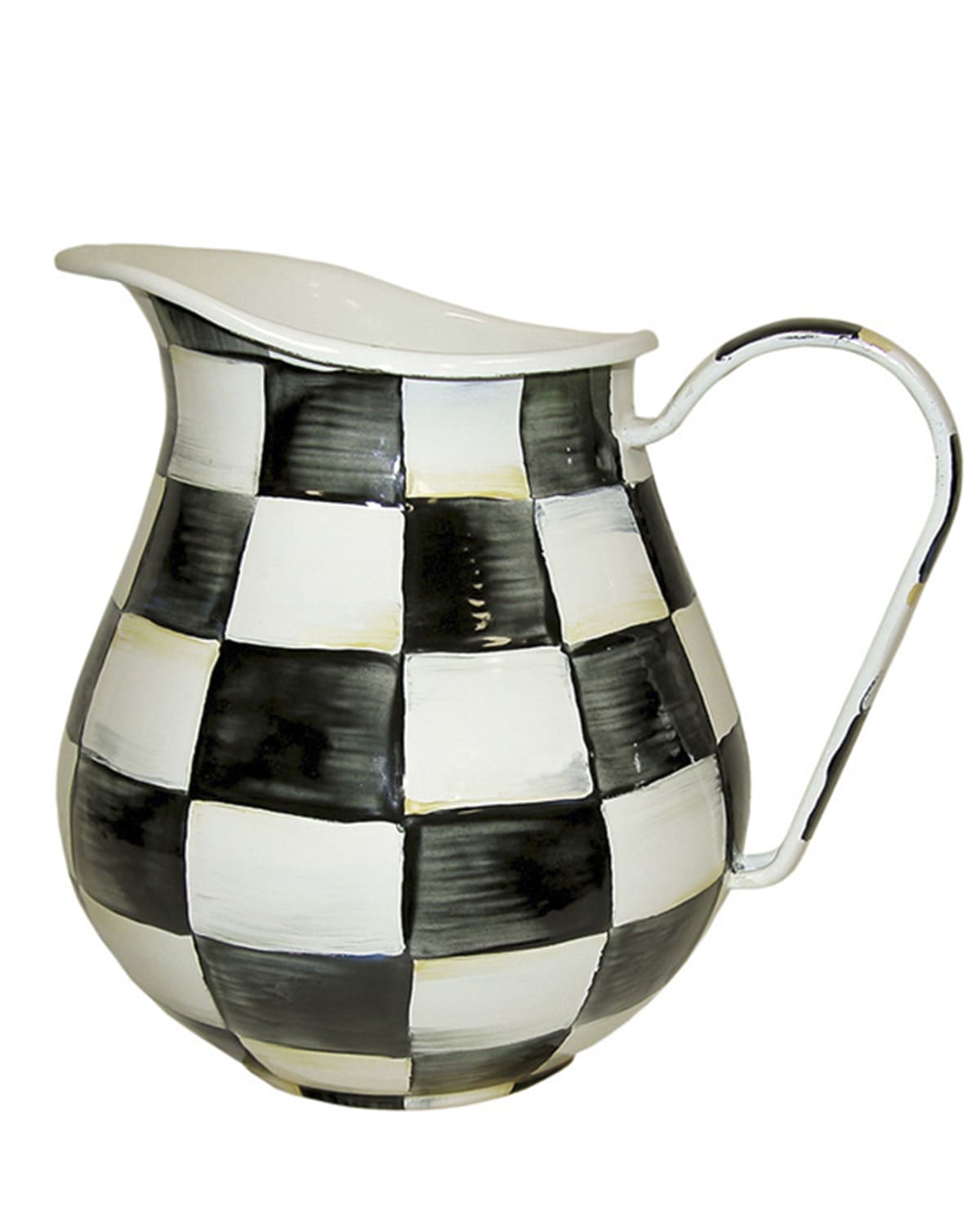 MacKenzie-Childs Courtly Check Pitcher