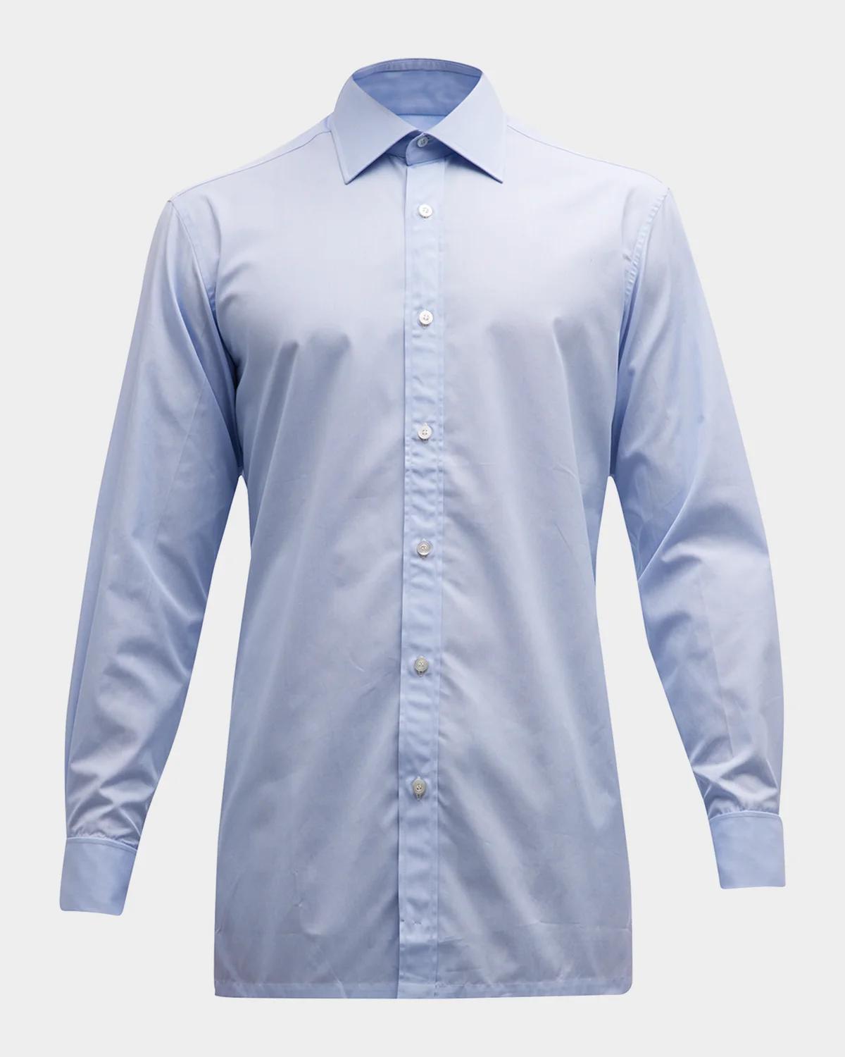 Charvet Men's French Cuff Cotton Dress Shirt