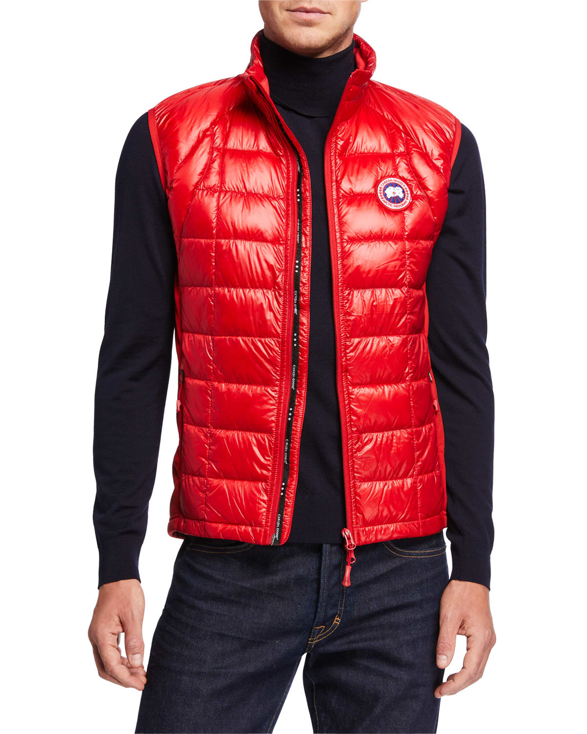 Canada Goose Men's Duncan Logo-Patch Down Vest | Neiman Marcus