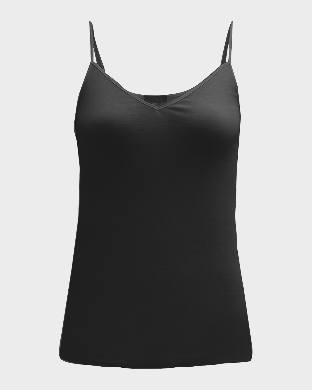 Hanro Seamless Cotton V-Neck Camisole