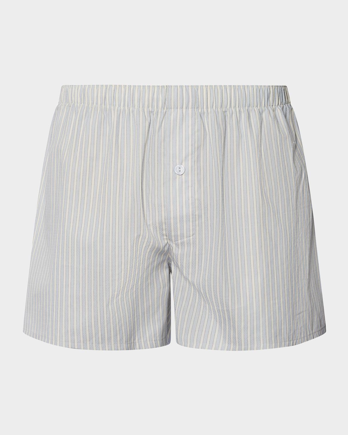 Hanro Men's Fancy Woven Cotton Boxers