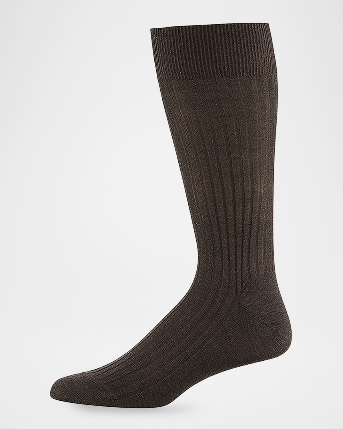 Pantherella Men 's Danvers Ribbed Cotton Mid-Calf Socks