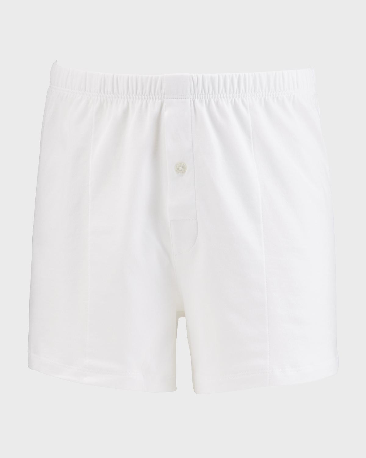 Hanro Men's Sporty Mercerized Cotton Boxers