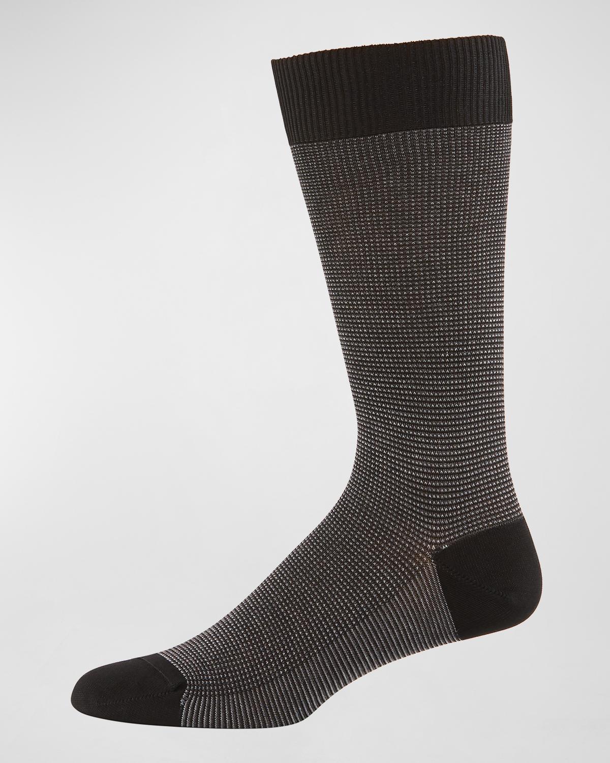 Pantherella Men's Tewkesbury Birdseye Socks