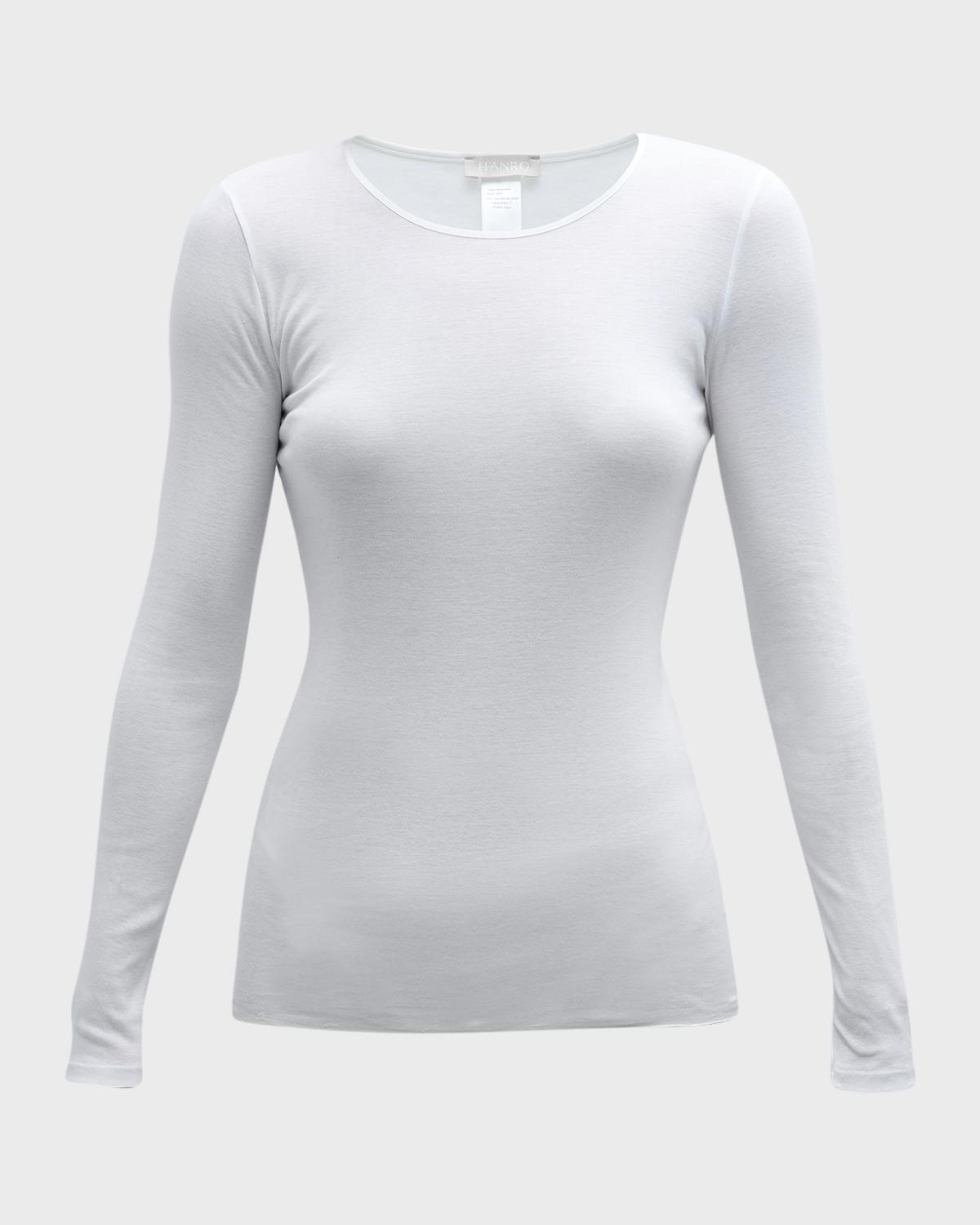 Hanro Cotton Seamless Long-Sleeve Top