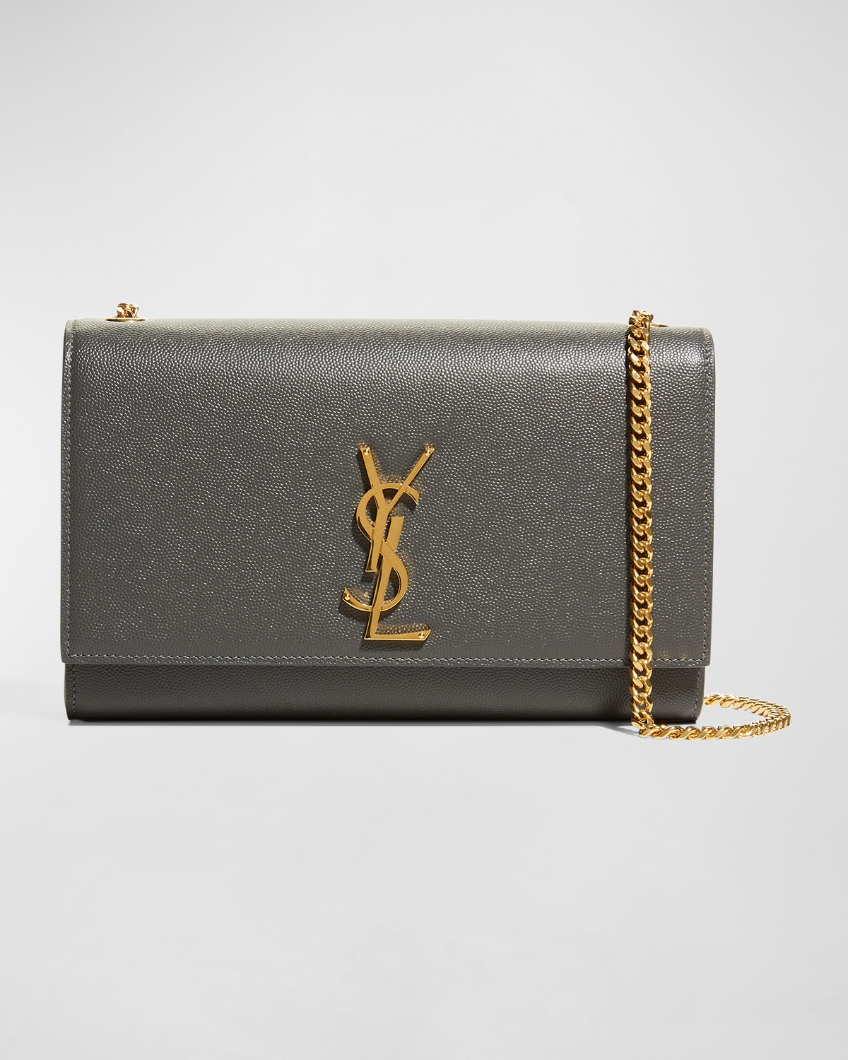Saint Laurent Kate Monogram YSL Medium StoneStud Chain Shoulder Bag