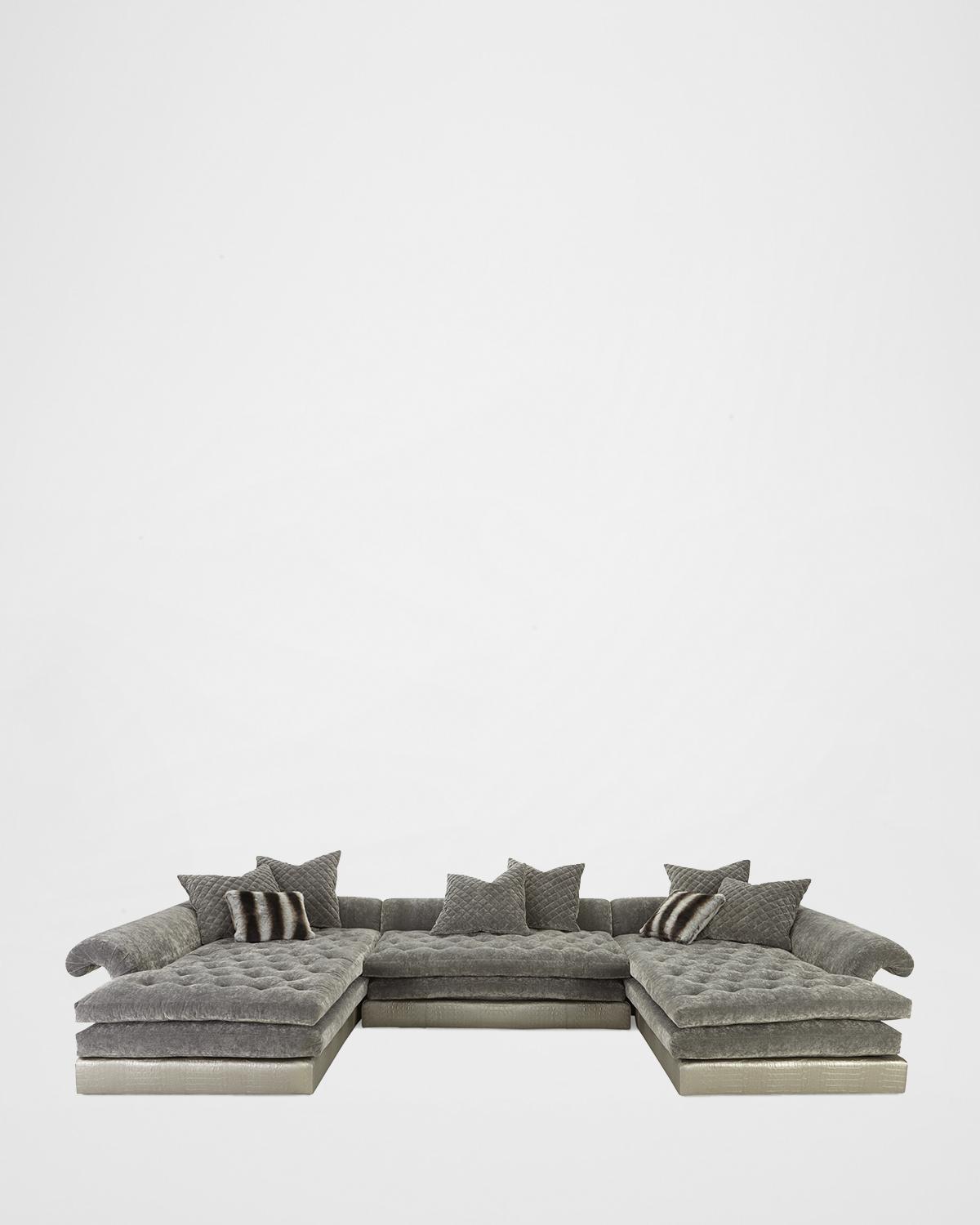Galvin Three-Piece Sectional Sofa 170"