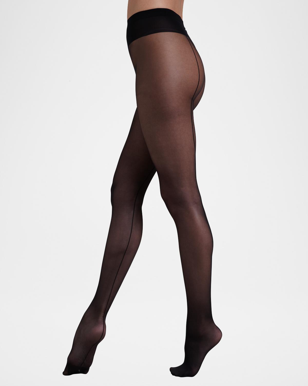 Wolford Individual 10 Back Seam Tights
